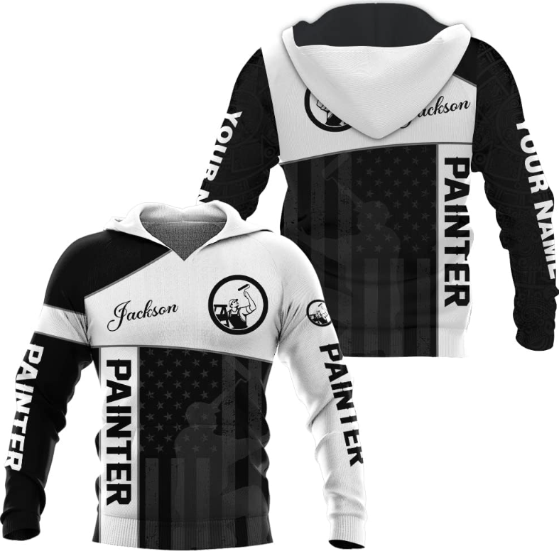 Personalized Name Painter Unisex Shirts 3D All Over Printed Sportwear Hoodie, TShirt, Zip Hoodie, Sweatshirt For Men Women