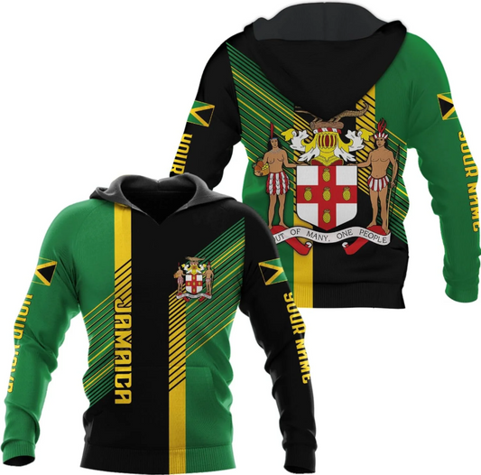 Personalized Jamaica Hoodie - Men & Women Jamaican Pride Shirt Gifts