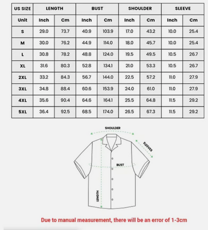 Christmas Print Fashion Short Sleeve Hawaiian Shirt