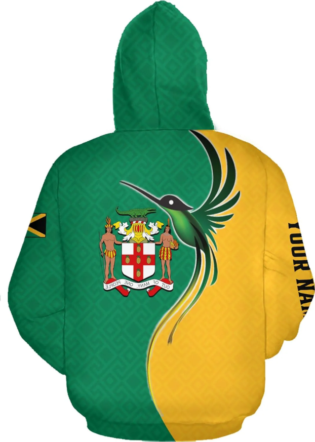 Personalized Jamaica Hoodie Camisa Jamaica Hoodies Jamaica Sweaters Shirts Men & Women Jamaican Pride Shirt Gifts (Copy)