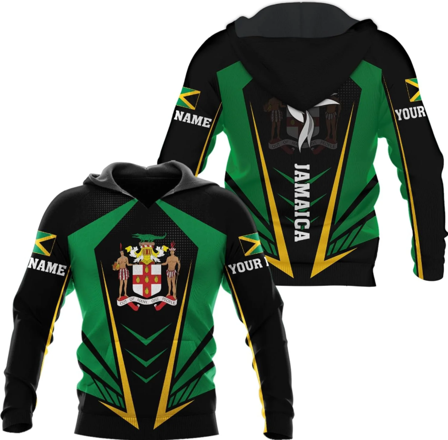 Personalized Jamaica Hoodie - Men & Women Jamaican Pride Shirt Gifts