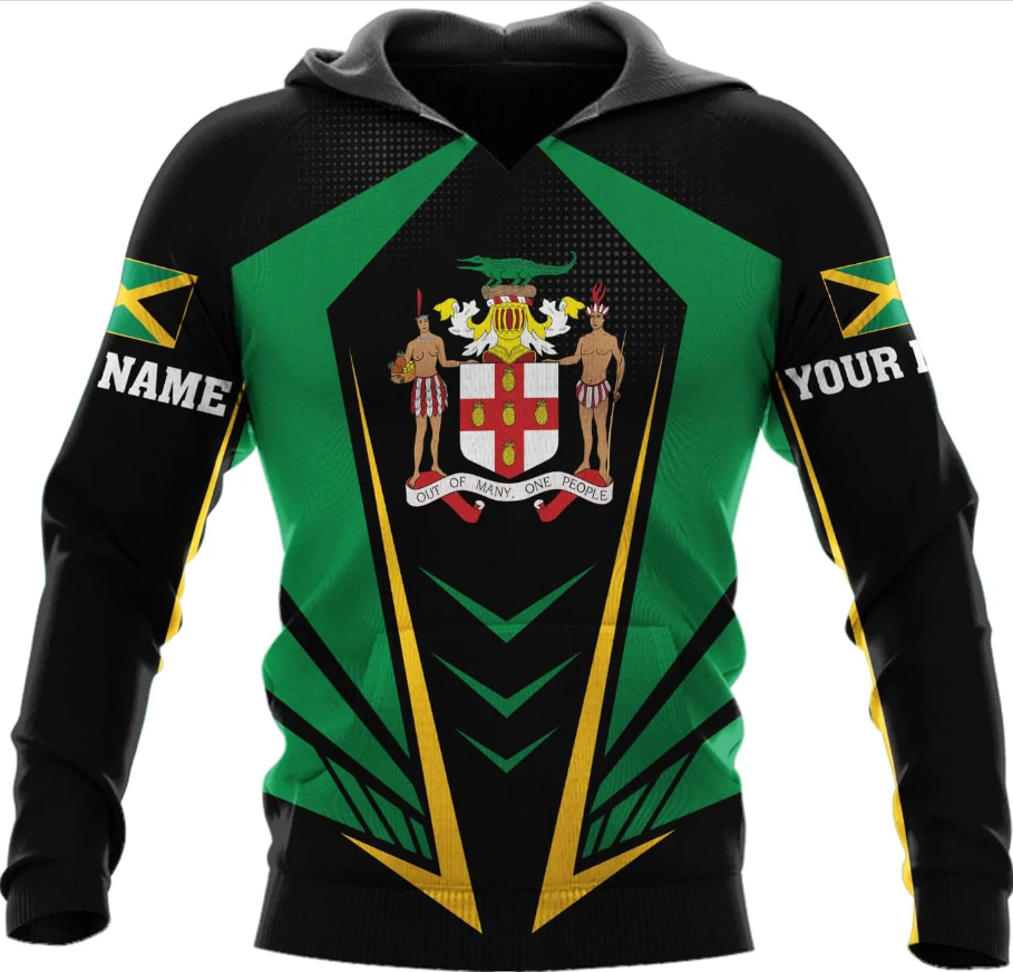 Personalized Jamaica Hoodie - Men & Women Jamaican Pride Shirt Gifts