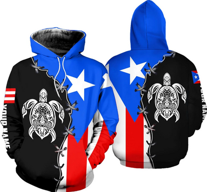 Personalized Name Puerto Rico Shirt, Customized Puerto Rico Shirt for Men and Women, Sweatshirt, Hoodie, Zip Hoodie