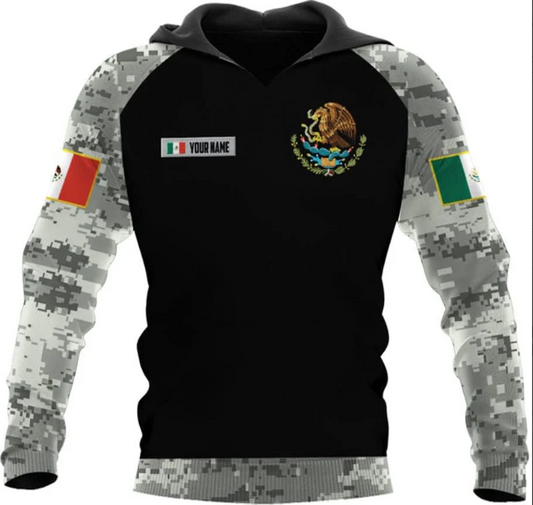 Personalized Camo Mexico Eagle Mexican Sudadera De Mexico Hombre Unisex Hoodie, T Shirt, Zip Up Hoodie, Sweatshirt for Men Women HD971