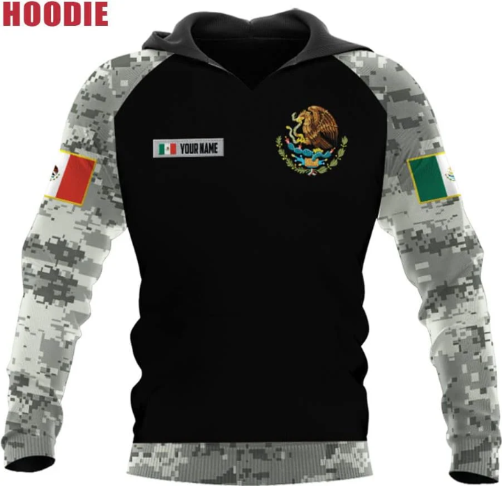 Personalized Camo Mexico Eagle Mexican Sudadera De Mexico Hombre Unisex Hoodie, T Shirt, Zip Up Hoodie, Sweatshirt for Men Women HD971