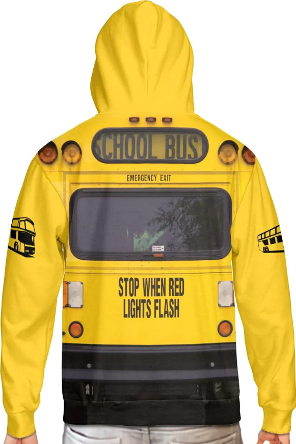 Personalized School Bus Driver Hoodie Yellow Bus Driver Hoodies School Bus Driver Sweaters Shirts Men & Women
