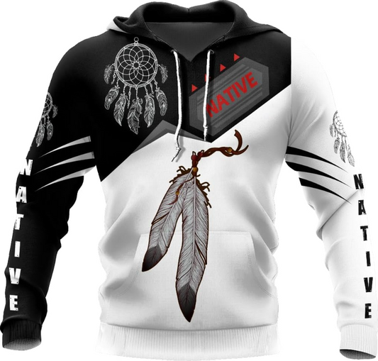 Native American Shirts, Native American Indian Tshirt Hoodie Sweatshirt For Men And Women, 3D Print Vintage Shirt