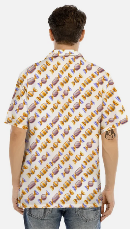 Gummy Yummy Print Pattern Men's Hawaiian Shirt