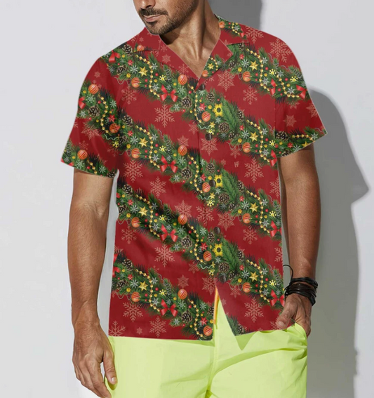 Christmas Decorations With Snowflakes Christmas Hawaiian Shirt