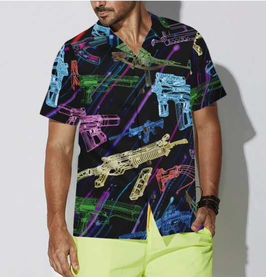The Battle Is Calling Gun Hawaiian Shirt