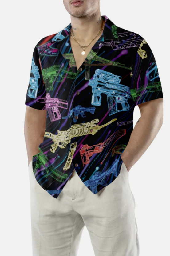 The Battle Is Calling Gun Hawaiian Shirt