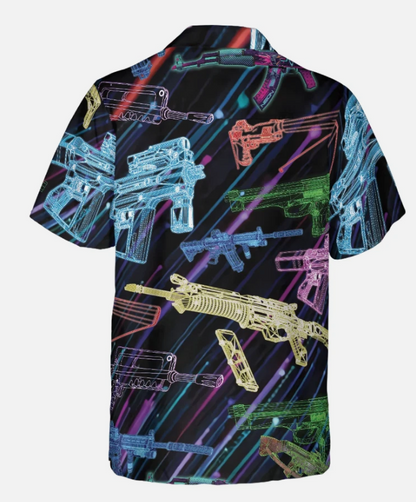 The Battle Is Calling Gun Hawaiian Shirt