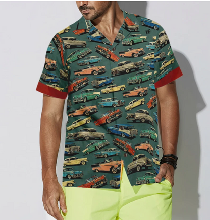 Classic Vintage Car Hawaiian Shirt