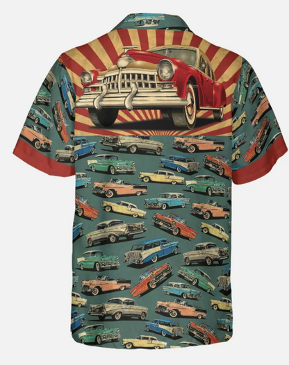 Classic Vintage Car Hawaiian Shirt