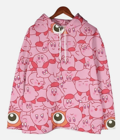 Kirby Hoodie Shirt Trendy Unisex Hoodie Anniversary Hoodie Kirby Shirt Gifts