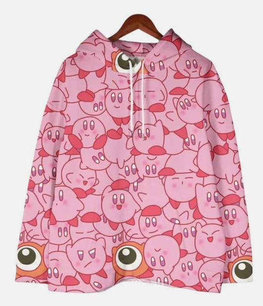 Kirby Hoodie Shirt Trendy Unisex Hoodie Anniversary Hoodie Kirby Shirt Gifts