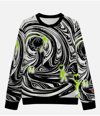 Crewneck Sweatshirt Men's Party Vibe Hawaiian Style Retro Graphic Shirt For Men