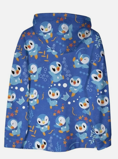 Piplup Hoodie, Cute Graphic Hoodie, Kawaii Hoodie, Unisex Hoodie, Christmas Hood