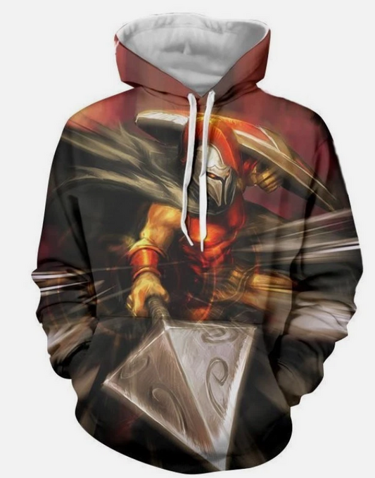 Pantheon Artisan of War Fighter 3D Print LOL Hoodie