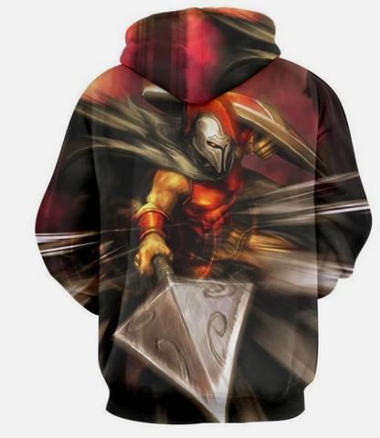 Pantheon Artisan of War Fighter 3D Print LOL Hoodie