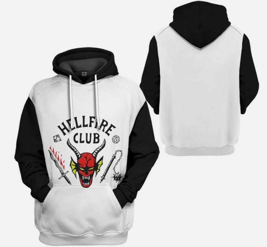 3D S.Things The Hellfire Club Custom Hoodie