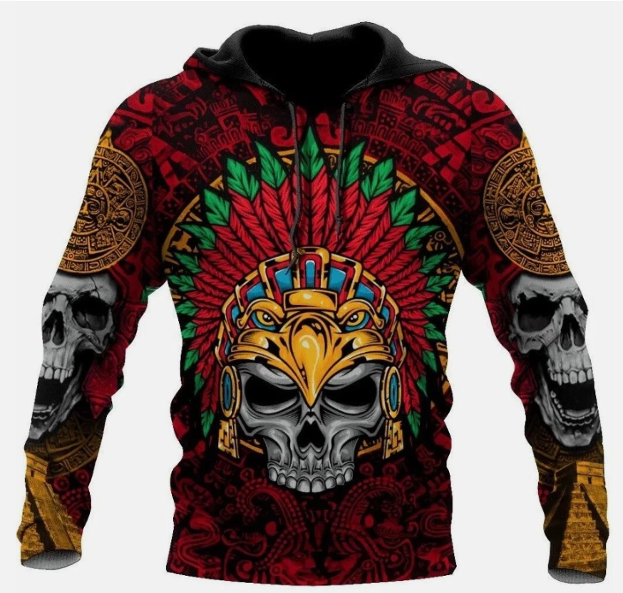 Mexico Flag Print Hoodie For Men Mexican Hoodie