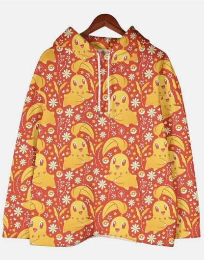 Chikorita Hoodie Shirt Unisex Hoodie Kawaii Hoodie Chikorita Shirt Gifts