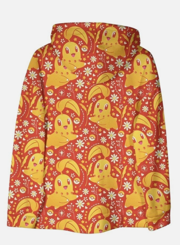 Chikorita Hoodie Shirt Unisex Hoodie Kawaii Hoodie Chikorita Shirt Gifts