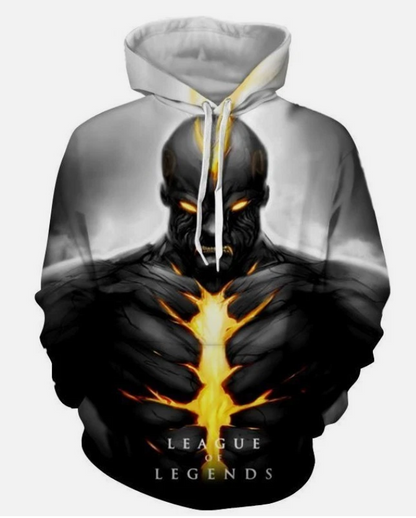 League of Legends Brand Burning Vengeance Cool Design Hoodie
