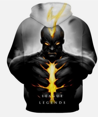 League of Legends Brand Burning Vengeance Cool Design Hoodie