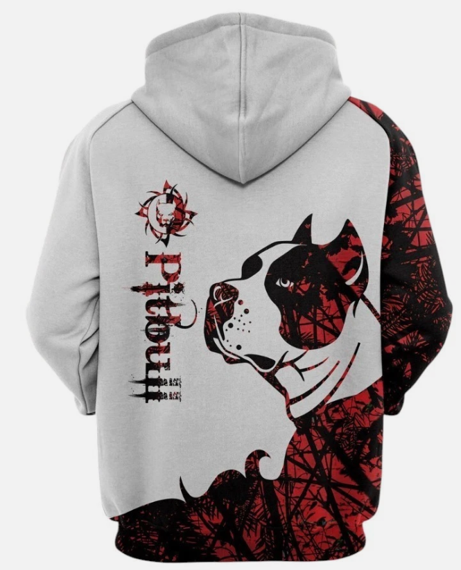 Unisex Love Pitbull Sweatshirt Hoodie, Pitbull Lover Hoodie, Pitbull Sweatshirt