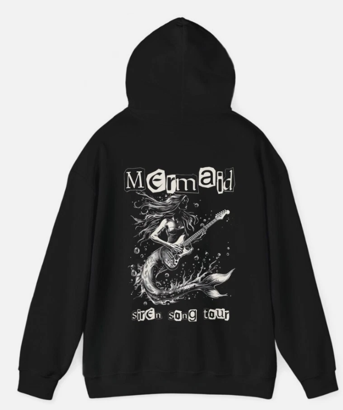 Mermaid Siren Song Tour Hoodie: Mermaidcore Sweatshirt