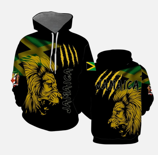 Jamaica 3D All Over Print Hoodie