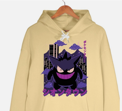 Gengy Hoodie Sweatshirt, Ghost Type Shirt, Funny Anime Gamer Hoodie Shir