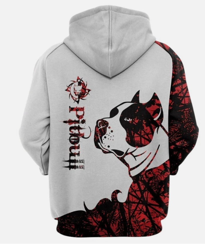 Unisex Love Pitbull Sweatshirt Hoodie, Pitbull Lover Hoodie, Pitbull Sweatshirt