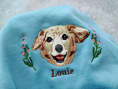 Embroidered Custom Cat and Dog Sweatshirt for Pets