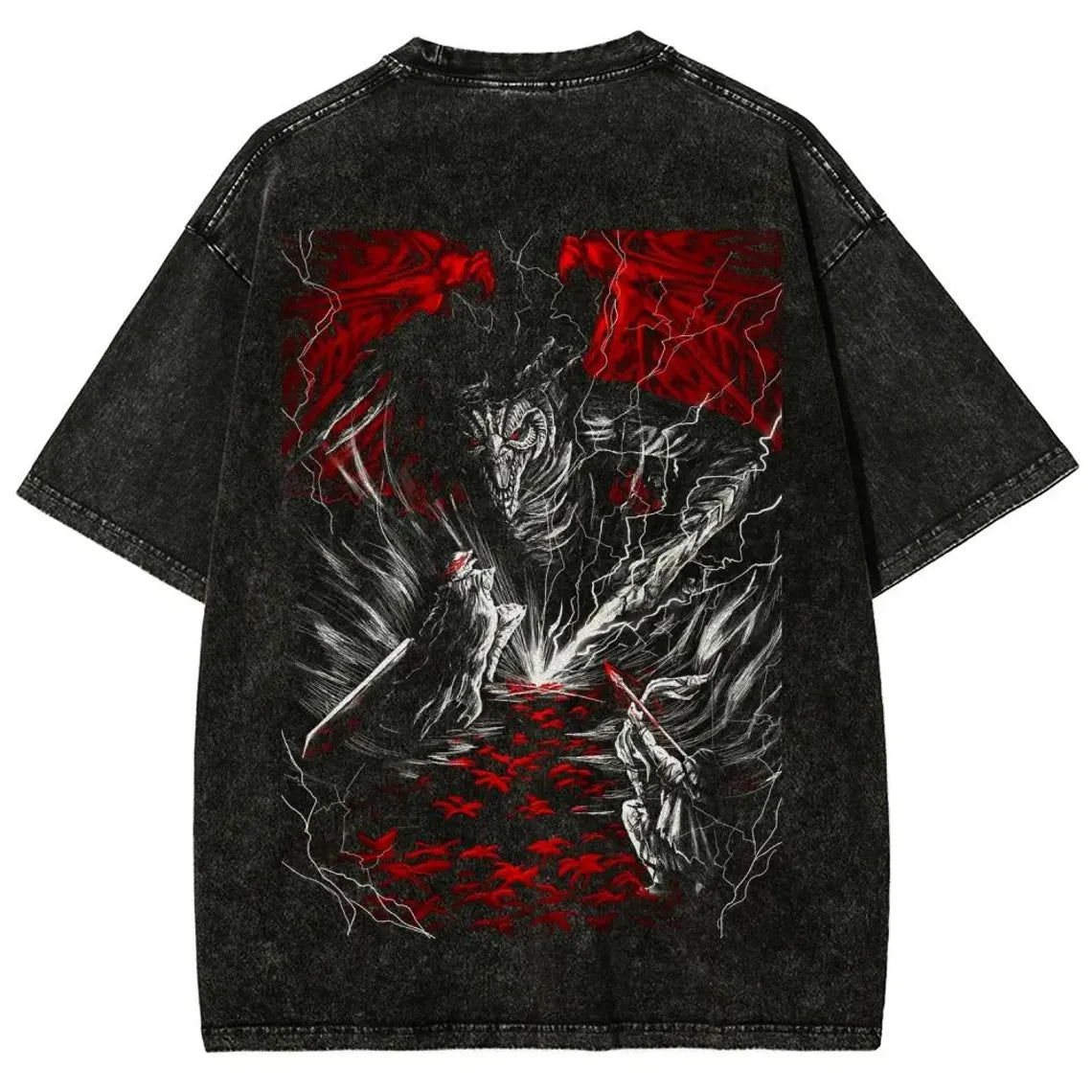 Elden Ring Vintage Shirt, Gamer Shirts, Gift For Him, Gift For Her, Washed T-Shirt