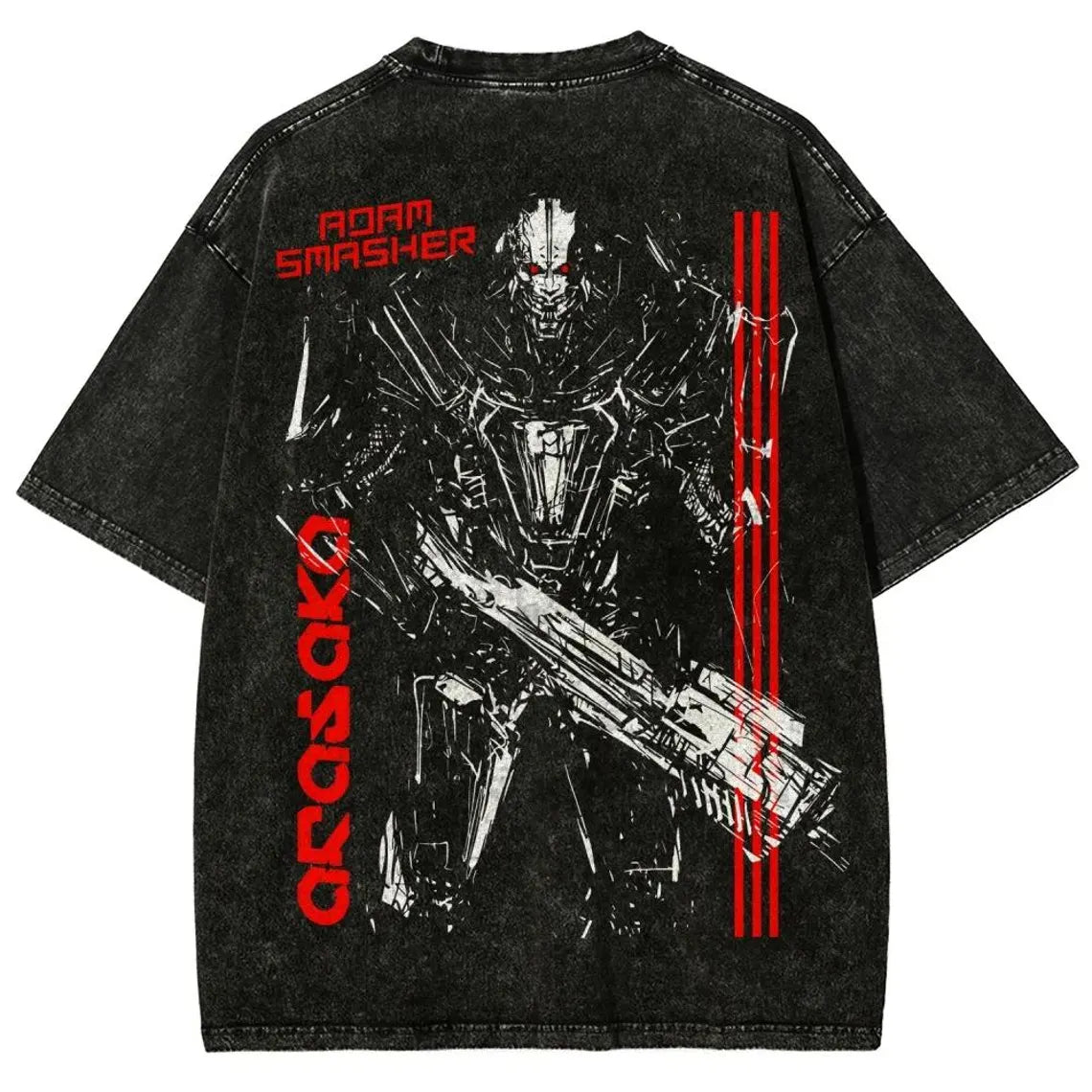 Vintage Wash Cyber Metal Phantom Liberty Video Game Merch Metalhead Fan Gift, Washed T-Shirt