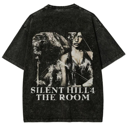 Silent Hill 4 The Room Shirt: Horror Game Shirt, Washed T-Shirt