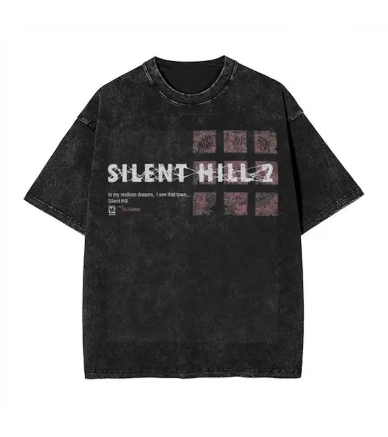 Silent Hill f Shirt: Horror Game Shirt, Washed T-Shirt