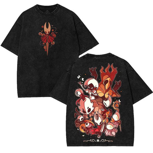 Hollow Shirt Knight Shirt, Gamer 2 Sides Shirt, Hornet Shirt Never lose Hope Shirt, Washed T-Shirt