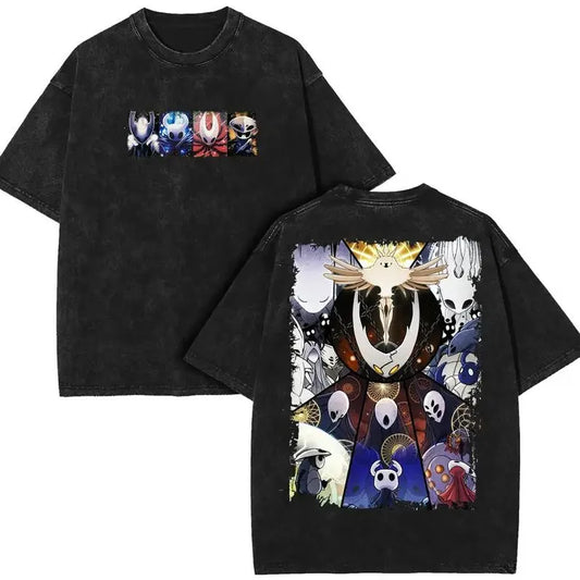 Hollow Shirt Knight Shirt, Gamer 2 Sides Shirt, Hornet Shirt Never lose Hope Shirt, Washed T-Shirt