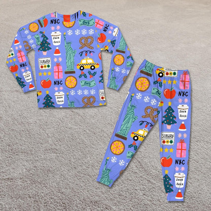 New York City Pajamas Set, New York Pajamas, New York Girls Trip Set, New York Gifts, NYC Theme Gifts, Matching Family Pyjama set