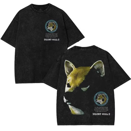 Silent Hill f Shirt: Horror Game Shirt, Washed T-Shirt