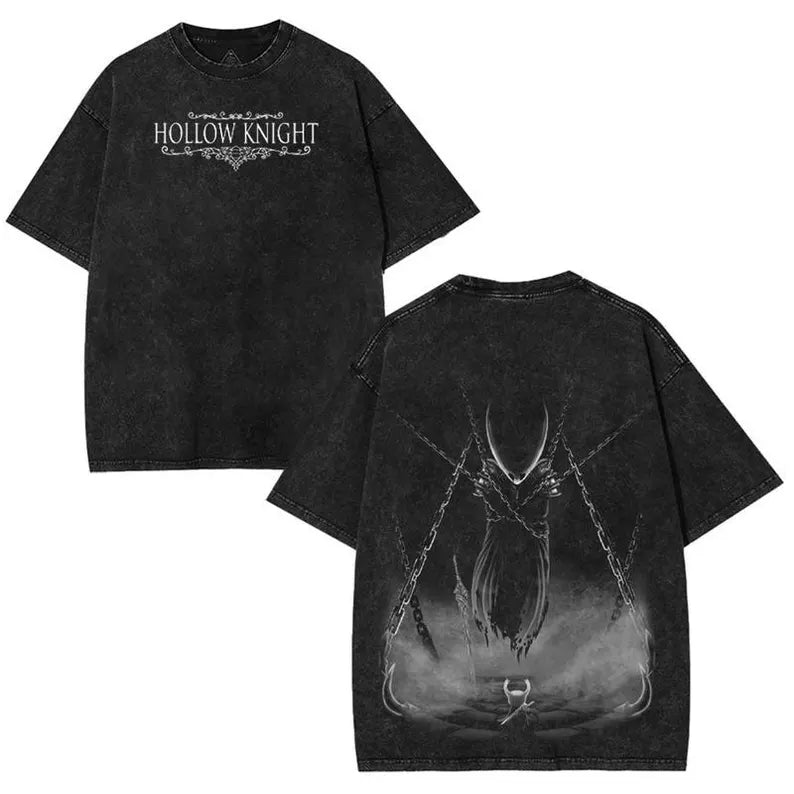 Hollow Knight Shirt Gaming Shirt Gothic Artwork Never Lose Hope Shirt Hornet Shirt, Washed T-Shirt