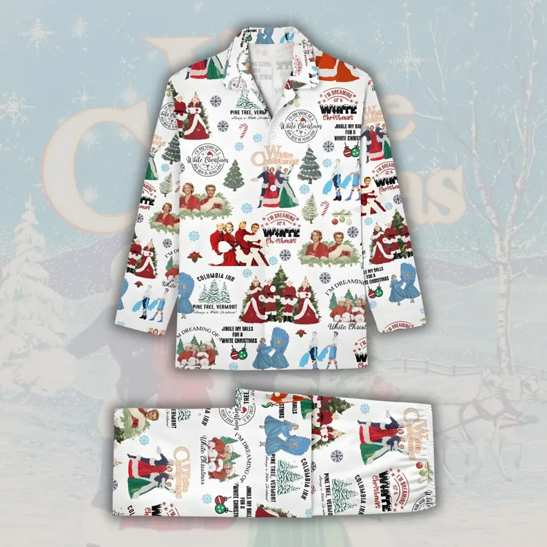 Teddy Bear Family Pajamas – Coquette Pink Christmas Tree Sleepwear, Cute Matching Holiday PJs for Women & KlDs (Copy)