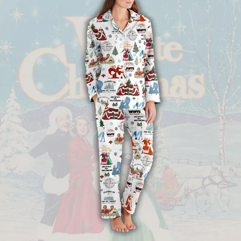 Teddy Bear Family Pajamas – Coquette Pink Christmas Tree Sleepwear, Cute Matching Holiday PJs for Women & KlDs (Copy)