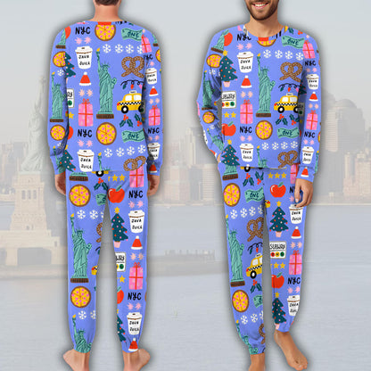 New York City Pajamas Set, New York Pajamas, New York Girls Trip Set, New York Gifts, NYC Theme Gifts, Matching Family Pyjama set