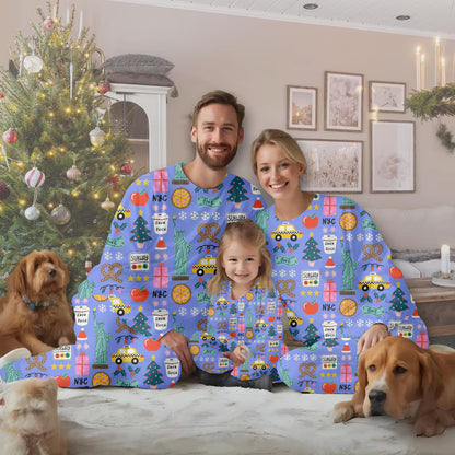 New York City Pajamas Set, New York Pajamas, New York Girls Trip Set, New York Gifts, NYC Theme Gifts, Matching Family Pyjama set