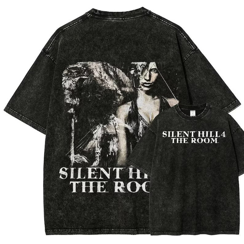 Silent Hill 4 The Room Shirt: Horror Game Shirt, Washed T-Shirt